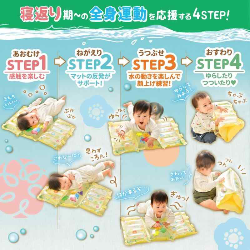 ピープル 寝返り期～の全身運動を応援 水と空気の4STEP知育マット CH-059