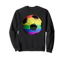 プライド フラッグ フットボール サッカーボール トレーナー