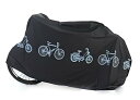 自転車カバー 防水 子供乗せ バイク 子供用 丈夫 厚手 飛ばない カゴ キッズ サイクルカバー 電動自転車 原付 黒色