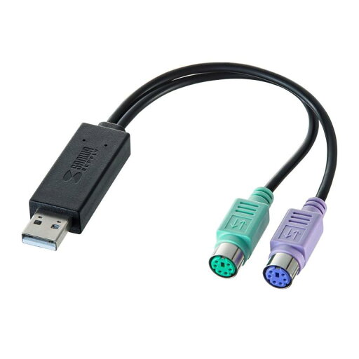 サンワサプライ(Sanwa Supply) USB-PS/2変換コンバータ USB-CVPS6 サンワサプライ(Sanwa Supply) USB-PS/2変換コンバータ USB-CVPS6