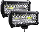 KIYOYO LED作業灯 120w ワークライト 投光器 12V/24V 兼用 デッキライト LED投光器 防水 防塵 防震 取付け自由 省エネルギー 前照灯...