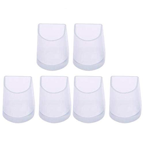 Wecando RZJZGZ 透明PVC製ハイヒールプロテクター ダンスシューズ ヒールキャップ 専用 クリア 滑り止..