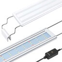 FEDOURフルスペクトル水槽照明LEDライト:タイマー付き 30cm40cm60cmの高輝度水槽ライト、伸縮可能なブラケット付き、水草育成/水槽照明用ランプ(4)