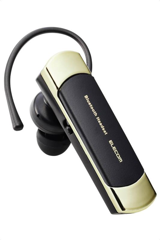 エレコム ワイヤレスヘッドセット Bluetooth 片耳 コンパクト ハンズフリー 耳栓型 マイクミュート付き 電源スイッチ ボリュームボタン 【通信機器2台を同時に待ち受けできるマルチポイント
