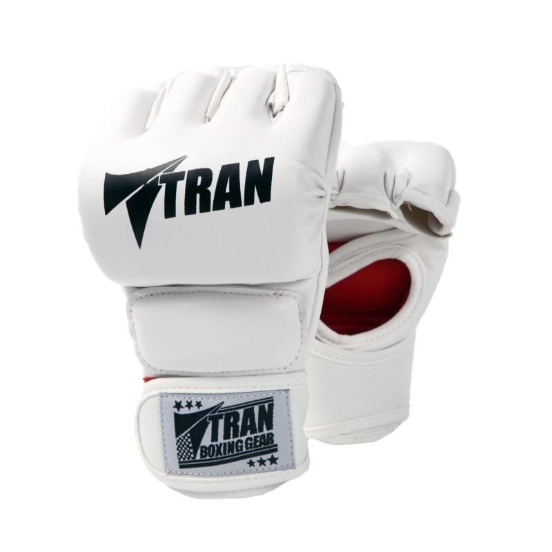オープンフィンガーグローブ Mサイズ 【総合格闘技「修斗」元世界ランカーも推薦】TRAN パンチンググロ..