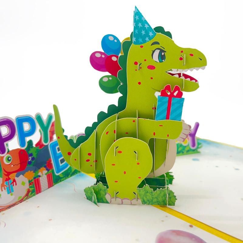 バースデーカード 立体グリーティングカードbirthday cards お誕生日カード 子供向けお誕生日カード 3Dグリーティングカード ポップアップカード お...