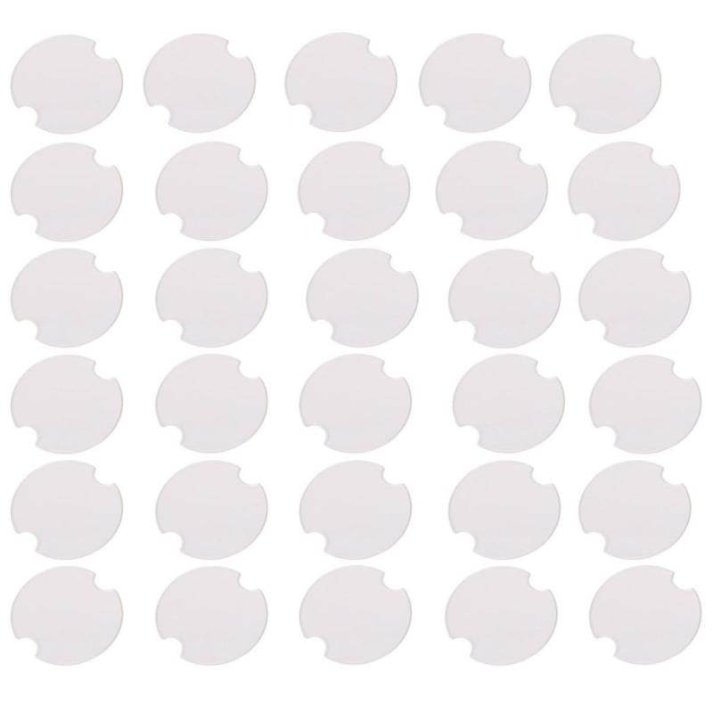 ディスプレイ 用 プラスチック 製 ソフト 透明 3.8cm 指輪 スタンド 200個セット リング 収納 展示 コ..