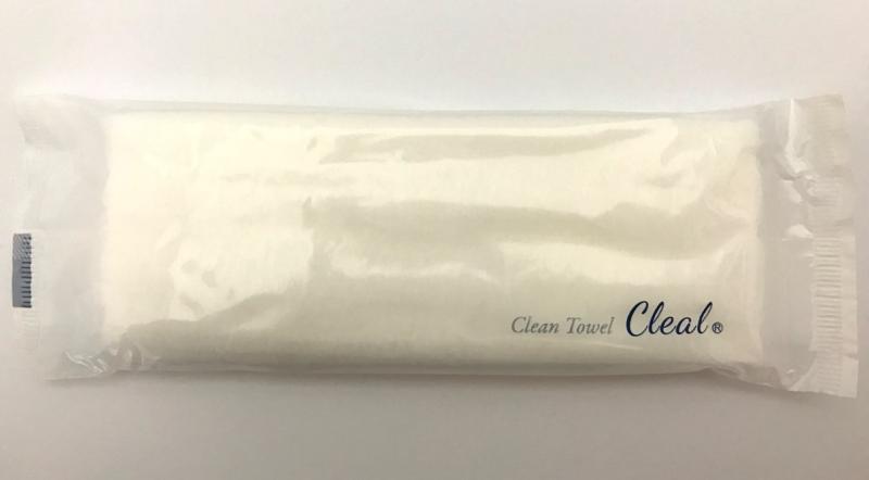 CLEAL 使い捨て 紙おしぼり クリール R 平型 200x265mm 100本