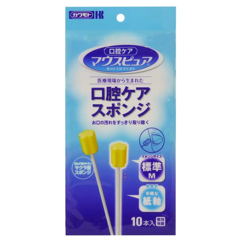 マウスピュア口腔ケアスポンジ 紙軸10本 10本 M(3)