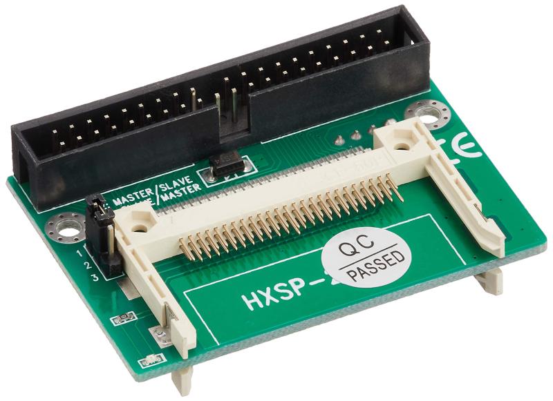 変換名人 CFカード(×2枚) → 3.5&quot;IDE変換アダプタ 40ピン(オス) CFIDE-402LA