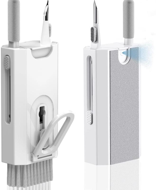 キーボード 掃除 イヤホンクリーナー Airpods 1/2/3/Pro用 掃除 キット 指紋除去 汚れ落とし ほこりの除去 軽量で持ち運びに便利 イヤホン掃除道具 携帯電話/iPad/タブレット/AirPods/ヘッドホン/充