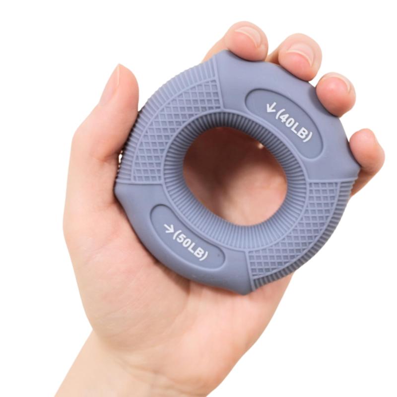Alta Green 握力アップグリッパー ドーナツ型 ハンドグリップ 強度調整可能 握力トレーニング リハビリ 男女兼用