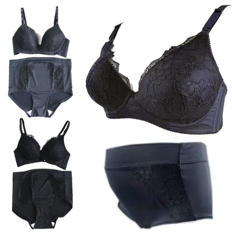 [スキップハウス] ブラジャー ノンワイヤー/ミドル丈ショーツ レディース