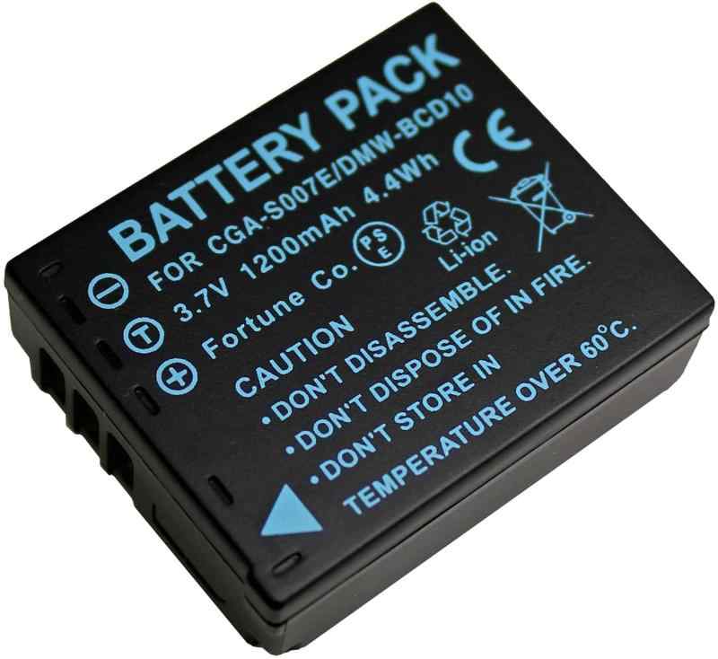 PANASONICパナソニック DMW-BCD10対応互換バッテリー
