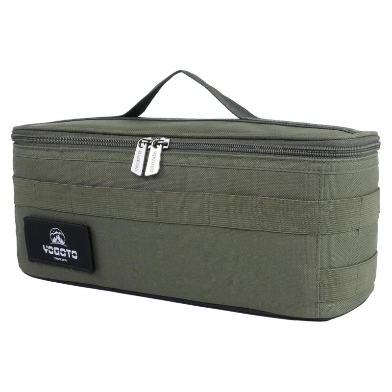 【YOGOTO】 クッキングツール ボックス 調理器具 入れ 調味料ケース アウトドア 収納バッグ バーベキュ..