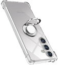 For Galaxy S25 ケース リング TPU 薄型 軽量シリコン グラデーション色 ケース 耐衝撃 指紋防止 車載ホルダー対応 防塵 一体型 人気 携帯カバー(3)