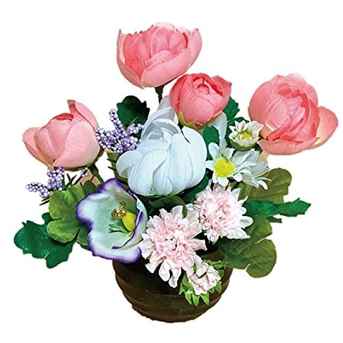 造花 はなこ 【 お供え 造花 】 仏壇用 仏花 仏壇 仏壇花 花瓶付き Ver.sp 造花 はなこ 【 お供え 造花 】 仏壇用 仏花 仏壇 仏壇花 花瓶付き Ver.sp