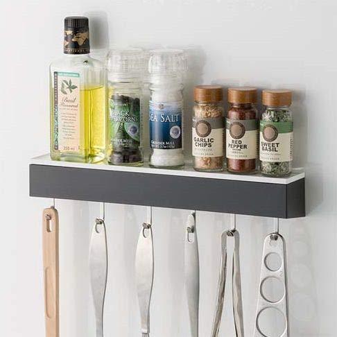 タカラスタンダード　小物置きL+フック　【MGSKコモノフックL(CG)】　システムマグネット収納/どこでも..