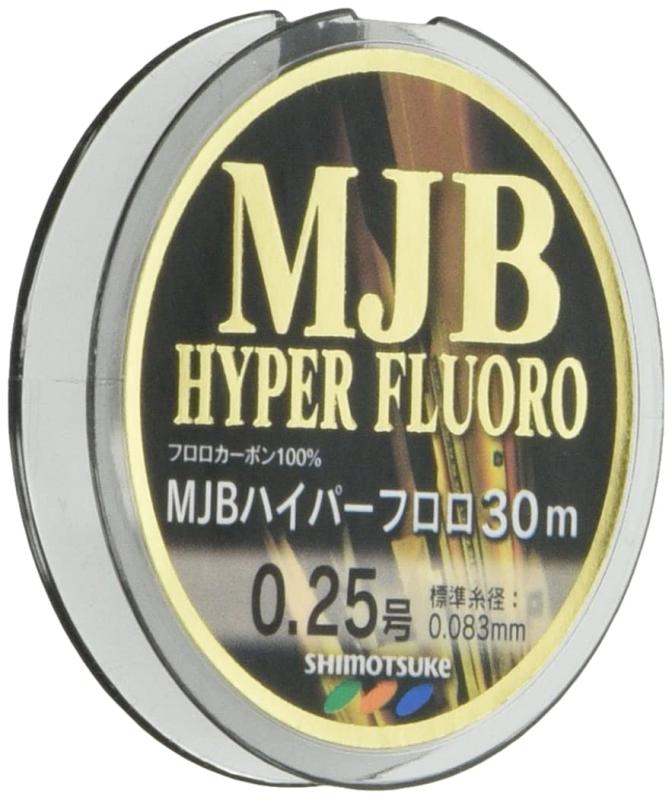 SHIMOTSUKE(シモツケ) フロロカーボンライン MJB ハイパーフロロ 30m 0.25号 クリアー