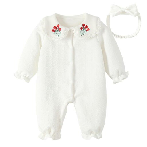 Baby nest ベビー服 女の子 カバーオール 赤ちゃん服 帽子付き ロンパース 前開き 新生児 綿100% かわいい 子供服 出産祝い Baby nest ベビー服 女の子 カバーオール 赤ちゃん服 帽子付き ロンパース 前開き 新生児 綿100% かわいい 子供服 出産祝い