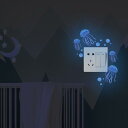 夜光シール ウォールステッカー 光る 蛍光シール きらきら 星月 クラゲ 雪丸 ドット 部屋飾り雰囲気満点 天丼 部屋 装飾品 幼稚園 保育園 子供部屋用 誕生...