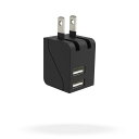 TOPLAND(トップランド) コンセント用充電器 急速充電 USB 2ポート 12W 2.4A (USB - A × 2) iPhone 15 16対応 コンパクト 同時充電(スマートIC)搭載 アダプター 黒 ブラック(2)