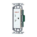 パナソニック(Panasonic) コスモシリーズワイド21 15A・20A兼用埋込接地コンセント 5個入 ホワイト WTF19223WK05