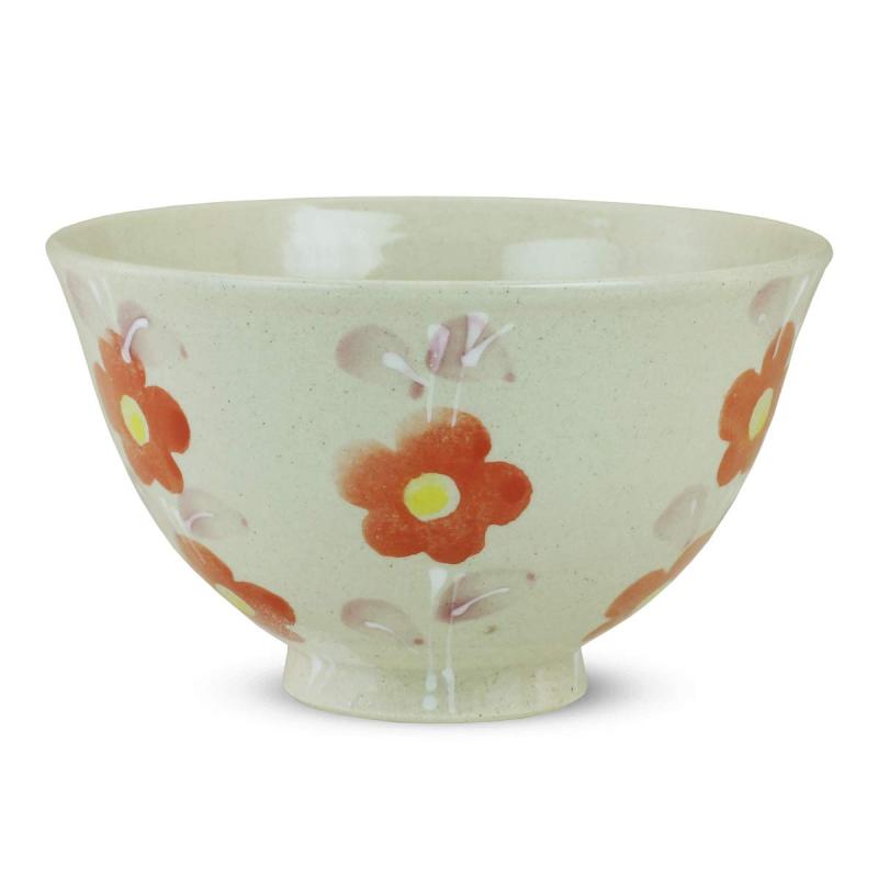 シートゥーシー ジャパン(Ctoc Japan) 飯碗 赤 Φ11.8x7cm 茶碗 飯碗 波佐見焼 ナチュラルフラワー 赤 902706