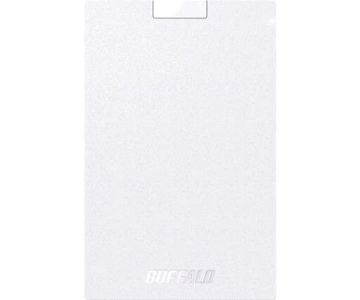 BUFFALO USB3.2 Gen1 ポータブルSSD Type-A 500GB ホワイト SSD-PG500U3-WC BUFFALO USB3.2 Gen1 ポータブルSSD Type-A 500GB ホワイト SSD-PG500U3-WC