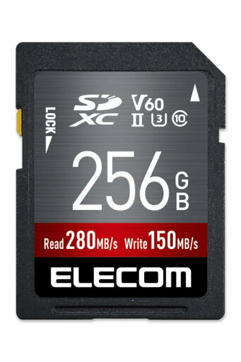 エレコム SDカード 256GB SDXC データ復旧サービス付 UHS-II V60 MF-FS256GU23V6R エレコム SDカード 256GB SDXC データ復旧サービス付 UHS-II V60 MF-FS256GU23V6R