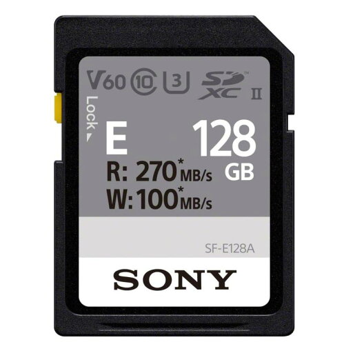 ソニー SONY SDXC メモリーカード 128GB SF-E128A Class10 UHS-II対応 ソニー SONY SDXC メモリーカード 128GB SF-E128A Class10 UHS-II対応