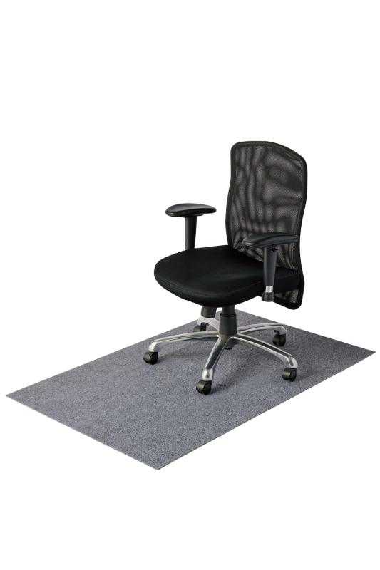 エレコム チェアマット 90cm×140cm 厚さ4mm ずれにくい ノンスリップ加工 マット デスク 椅子 移動スムーズ 吸音 床傷防止 滑り止め 丸洗い可能 床暖房対応 グレー FB-CM01GY-AZ