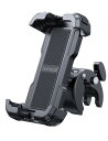 Lamicall 片手操作 自転車用 スマホ ホルダー スタンド : 簡単取付 ロードバイク ワンタッチ スマートフォン ホルダー 携帯ホルダー オートバイ バイク用 スマホ固定 360度回転 防振 iPhone2024 iPho