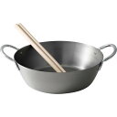 和平フレイズ(Wahei freiz) dancyu 鉄 天ぷら鍋 26cm 粉箸付 ダンチュウ DA-32