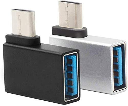 Access 【2個セット L字型 】 USB-C → USB 3.0 アダプタ USB Type C (サンダーボルト 3 対応) USB A 3.0 (メス) コネクタ コンバーター 直角OTG データ転送 + マイクロファイバークロス付き EC41 Access 【2個セット L字型 】 USB-C → USB 3.0 アダプタ USB Type C (サンダーボルト 3 対応) USB A 3.0 (メス) コネクタ コンバーター 直角OTG データ転送 + マイクロファイバークロス付き EC41