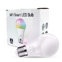 【WiFiスマート電球 LED電球 】Bluebose WiFiスマート電球 Alexa認定 Google Home 対応 スマホで遠隔操作 調光機能付きのソケット 部屋の照明LED電球(7.5W/9.5W) 省エネLED電球 (4個セット)(2)