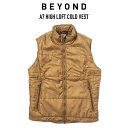 BEYOND CLOTHING (ビヨンドクロージング) A7 HIGH LOFT COLD VEST リップストップナイロン 中綿 ベスト アメリカ製 COYOTE