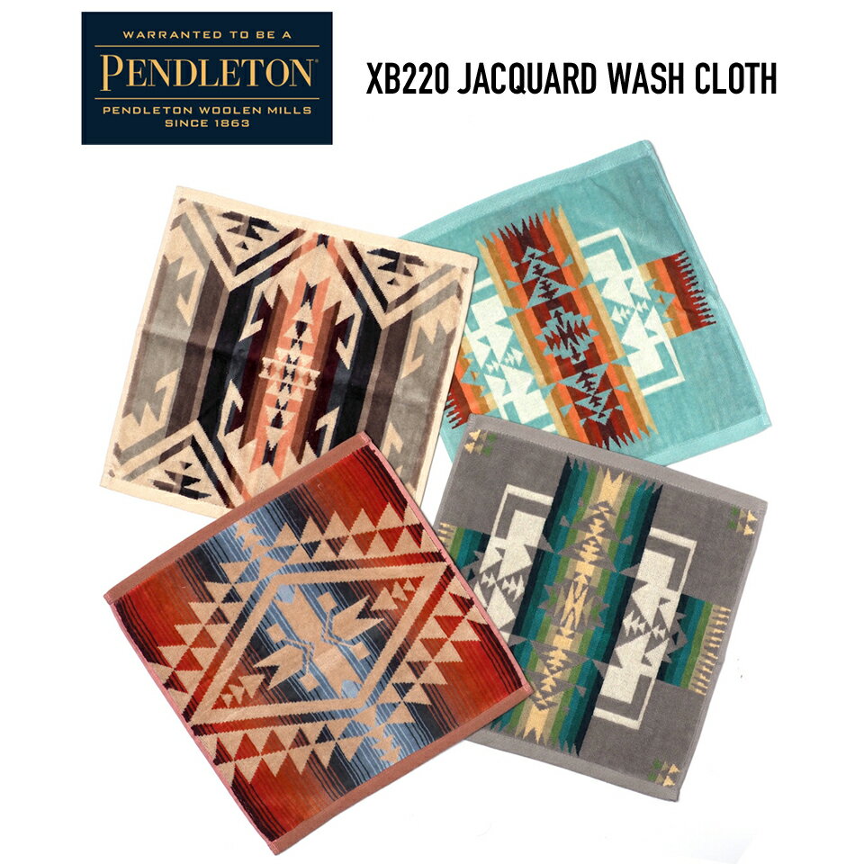 PENDLETON (ペンドルトン) XB220 JACQUARD WASH CLOTH ハンドタオル