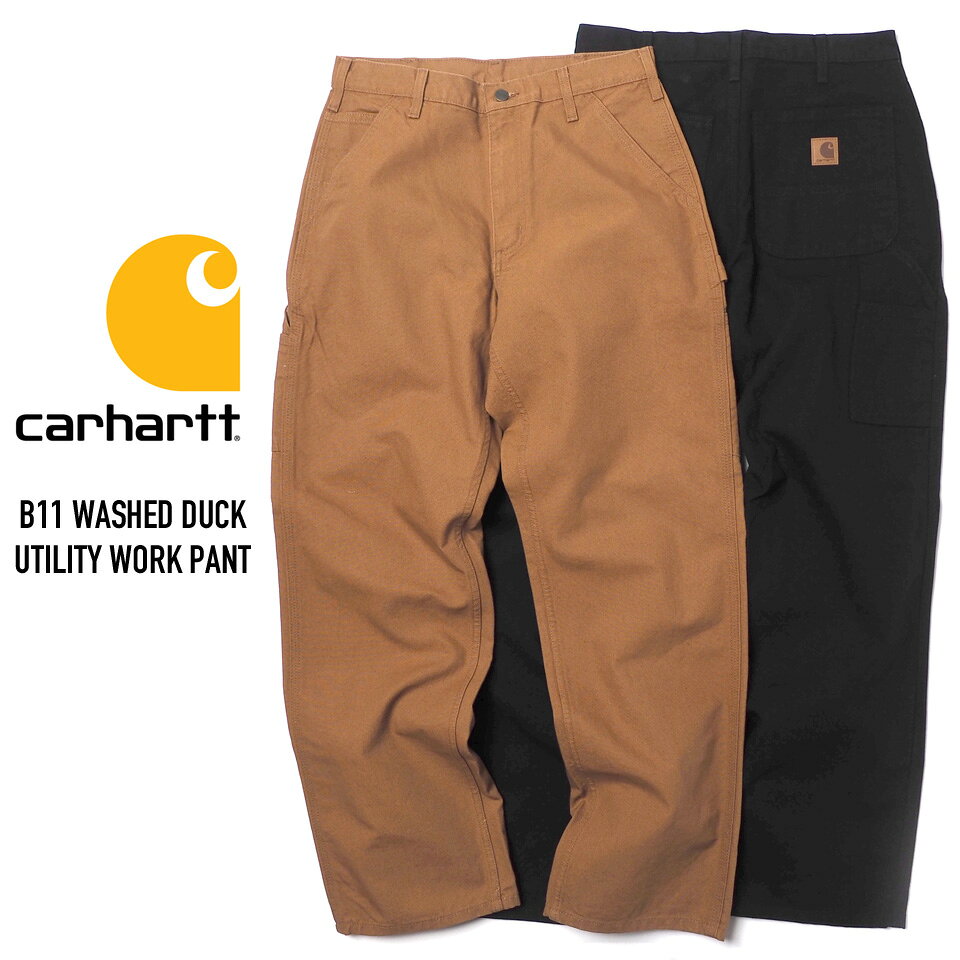 乐天商城 - CARHARTT (カーハート) B11 WASHED DUCK UTILITY WORK PANT ウォッシュドダックユーティリティーワークパンツ ペインターパンツ