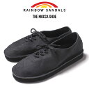 RAINBOW SANDALS (レインボーサンダル) THE MOCCA SHOE モカシュー プレミアヌバックレザー BLACK