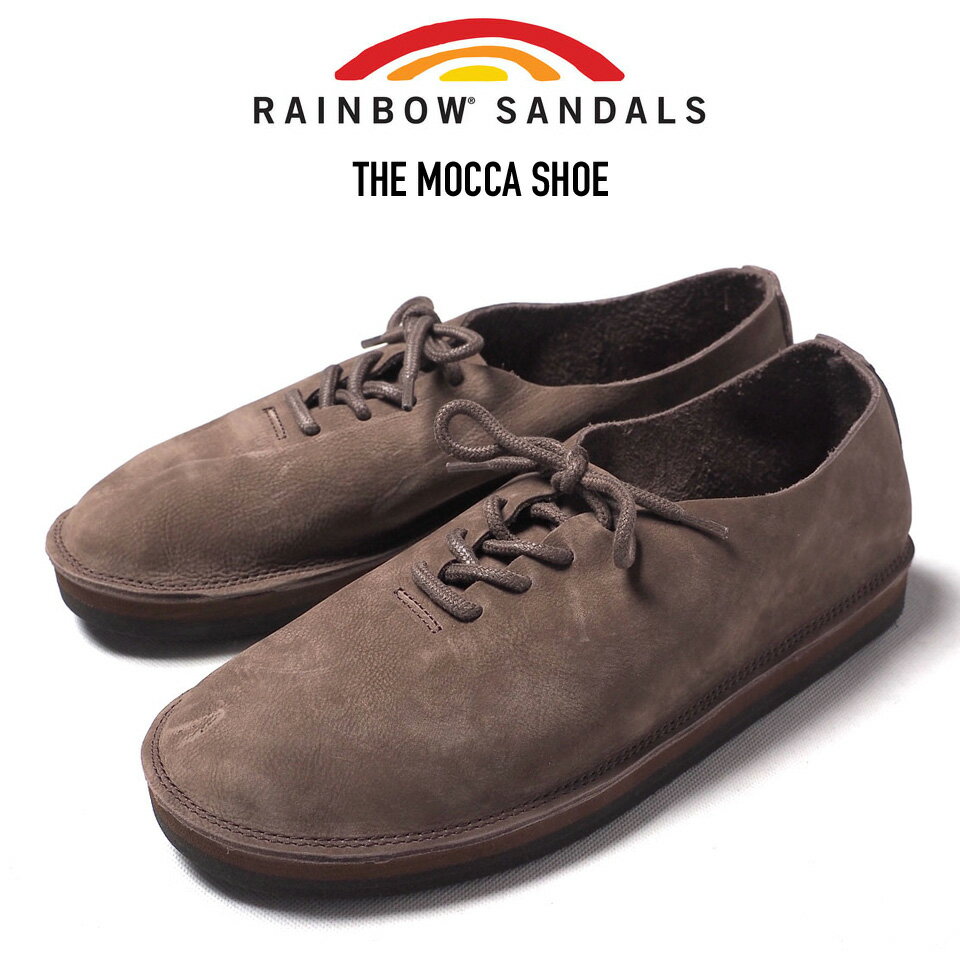 RAINBOW SANDALS (レインボーサンダル) THE MOCCA SHOE モカシュー プレミアヌバックレザー EXPRESSO