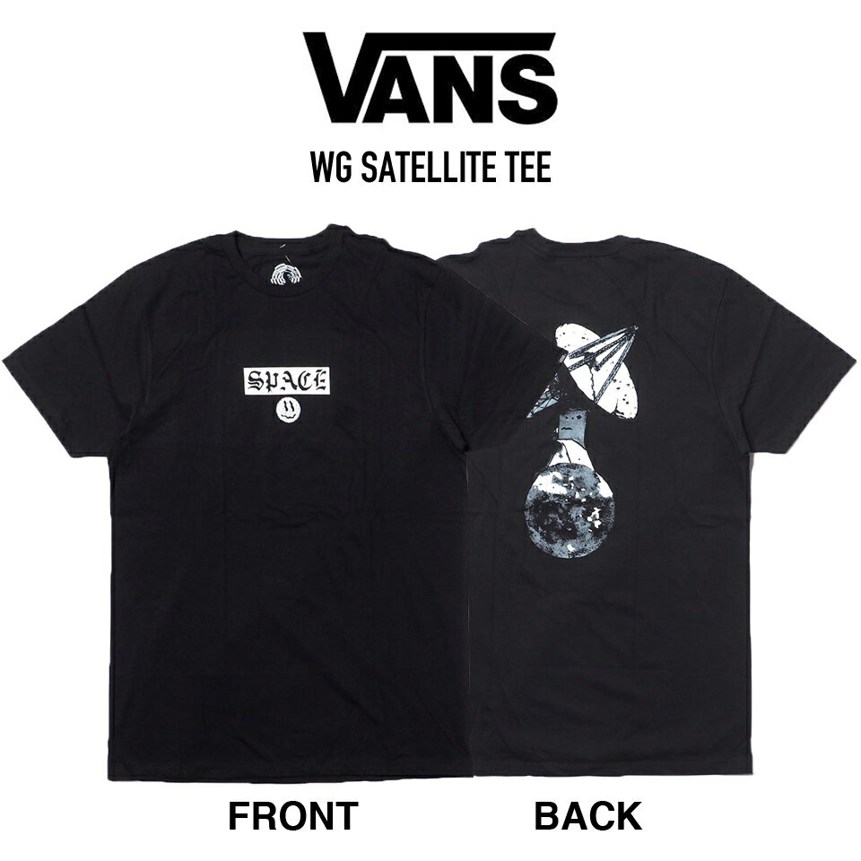 VANS (ヴァンズ) WG SATELLITE TEE ウェイド・グッドオール WADE GOODALL Tシャツ BLACK