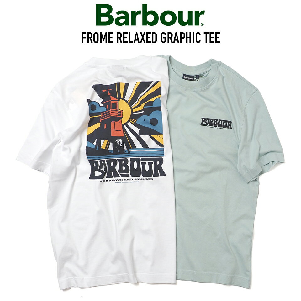 BARBOUR (バブアー) MTS1571 FROME RELAXED GRAPHIC TEE グラフィックTシャツ