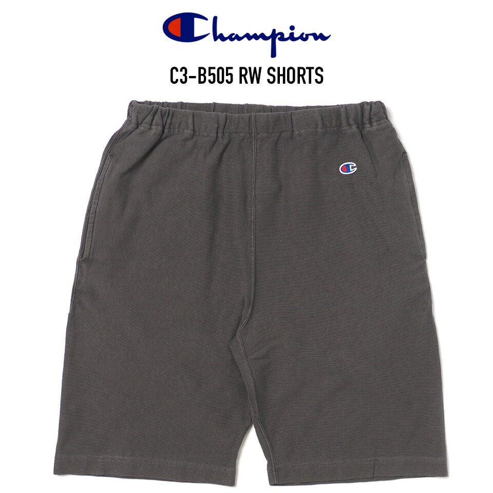 乐天商城 - CHAMPION (チャンピオン) REVERSE WEAVE C3-B505 RW SHORTS リバースウィーブスウェットショーツ OFF BLACK