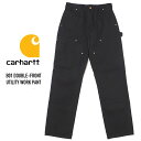 CARHARTT (カーハート) B01 DOUBLE-FRONT UTILITY WORK PANT ダブルフロントユーティリティーワークパンツ ペインターパンツ ダブルニー(4)
