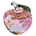 (pont du monde) りんご 水晶 クリスタル 風水 浄化 インテリア 雑貨 置物 アップル