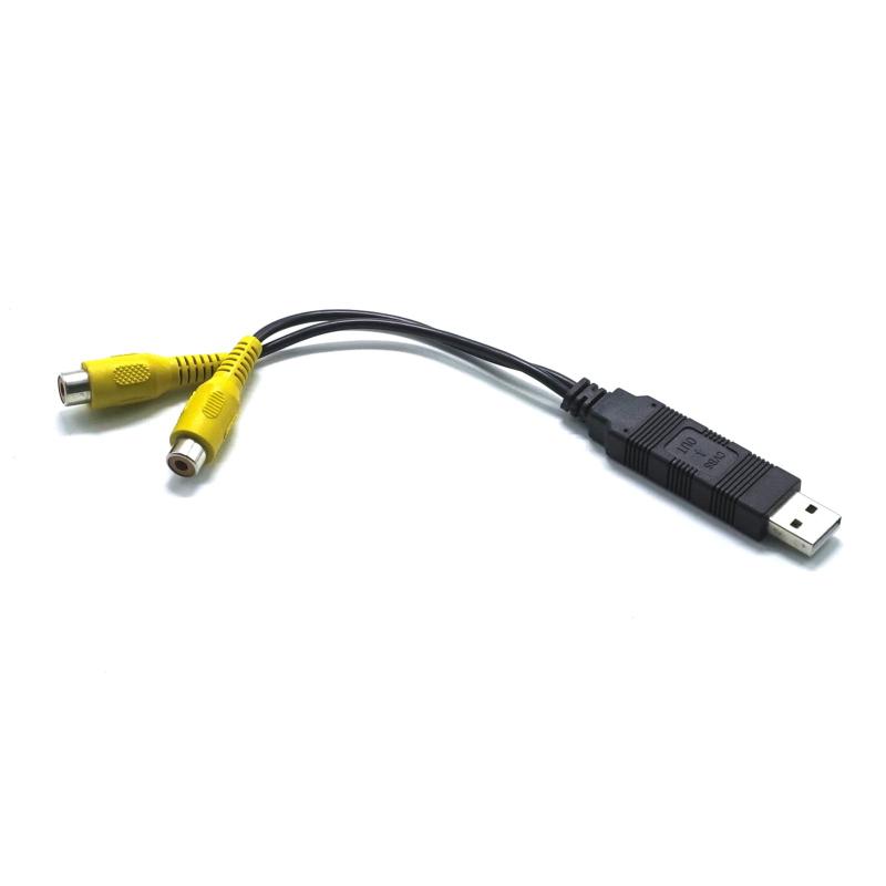 KASUVARカスワー KAR10S/KAR10A専用 USB-TO-RCA USBポートをRCAに変換する チップ内蔵 変換アダプター 映像出力を有効にする