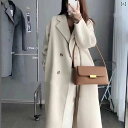 UVカット パーカー 日焼け防止 アウター アウトドア レディース UVカット パーカー 日焼け防止 アウター アウトドア レディース 厚手 カシミヤの ラシャの コートの レディース 秋冬服の 2024年の 新型 感の 中で 長い タイプの 韓国 系の