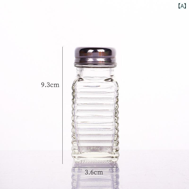 調味料ケース ミニ 携帯用 キャンプ アウトドア 収納 台所の 小さい 調味料の 瓶の りの 胡椒の 瓶の 調味料の 缶は 塩の 瓶を 焼きます。