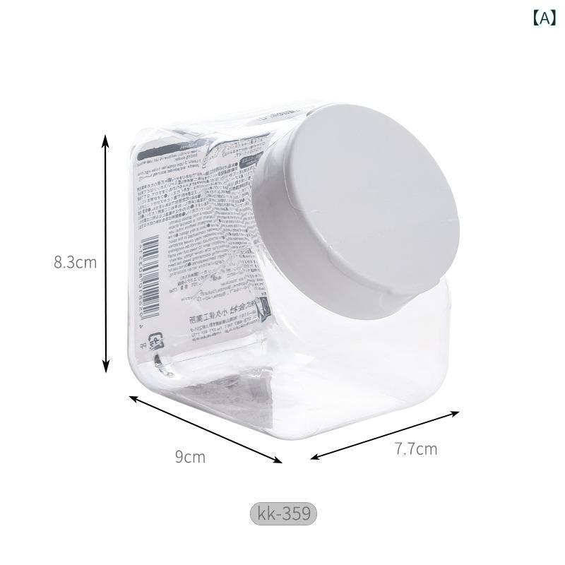 調味料ケース ミニ 携帯用 キャンプ アウトドア 収納 Kokubo ジャパン ストレージタンク 275 ml クリア ストレージ 缶 ミニ 调 味 料 フリップ キャップ 穴 付き ストレージタンクx2